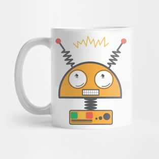 Retro Sci-Fi Fun Pet Robot BoomBoomInk Mug